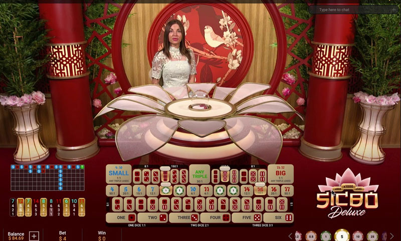 Live Casino 3 Sicbo dễ chơi, dễ trúng thưởng